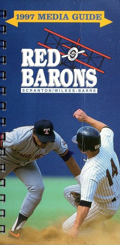 1997 Scranton/Wilkes-Barre Red Barons Media Guide