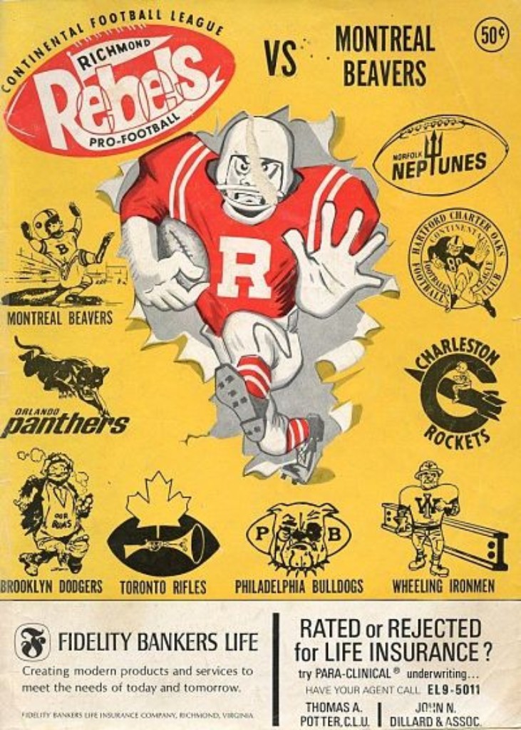 1966 Richmond Rebels Program