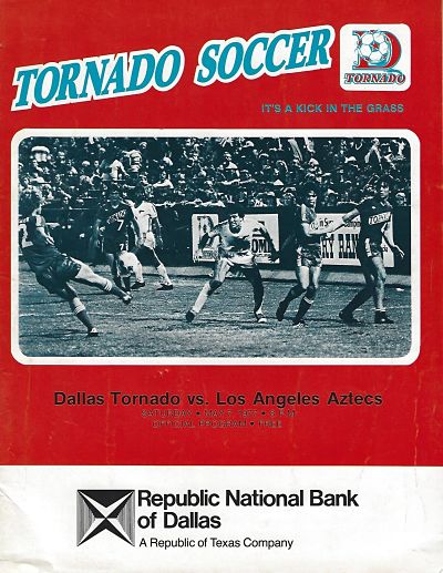 1979 NASL Defunct Los Angeles Aztecs Schedule⚽️⚽️