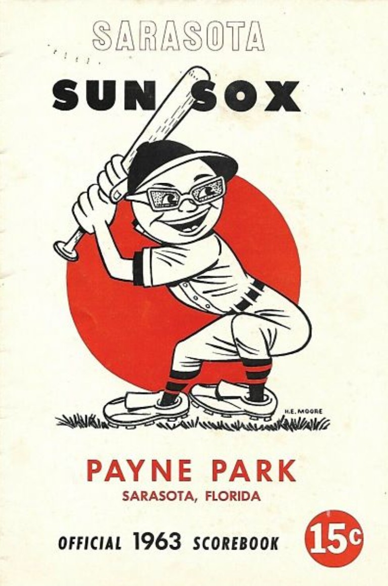 1971 CHICAGO WHITE SOX vs CINCY REDS PROGRAM SCOREBOOK SPRING TRAINING