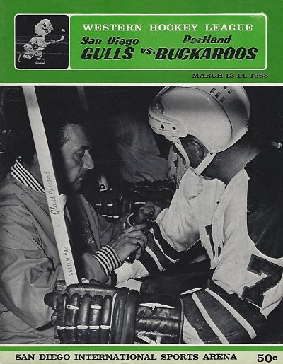 Portland Buckaroos vs San Diego Gulls 1960's