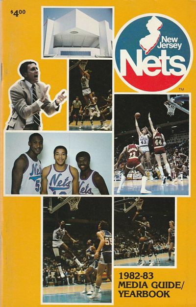 1982-83 New Jersey Nets (NBA) - Official Pocket Schedule