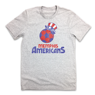 Memphis Americans MISL Soccer Logo T-Shirt
