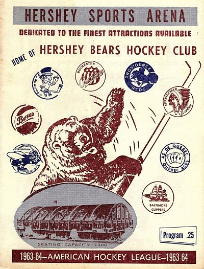 1963-64 Hershey Bears Program