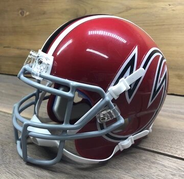 Chicago Fire World Football League Mini-Helmet