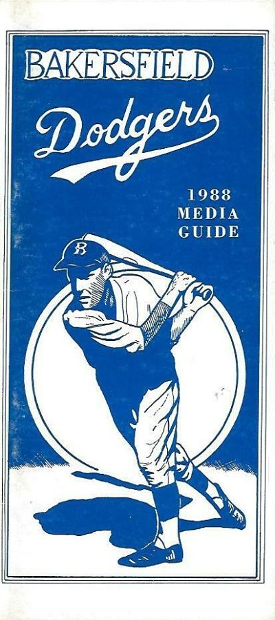 1988 Bakersfield Dodgers Media Guide