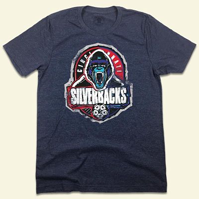 Cincinnati Silverbacks NPSL Soccer Logo T-Shirt