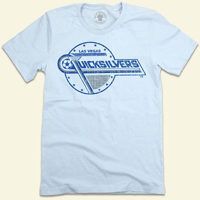 Las Vegas Quicksilvers NASL Soccer Logo T-Shirt