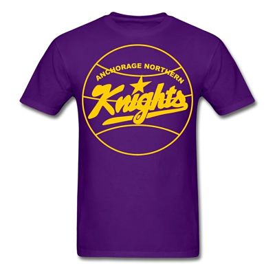 Anchorage Northern Knights Basketball Logo T-Shirt