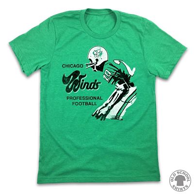 Chicago Winds WFL Football Logo T-Shirt