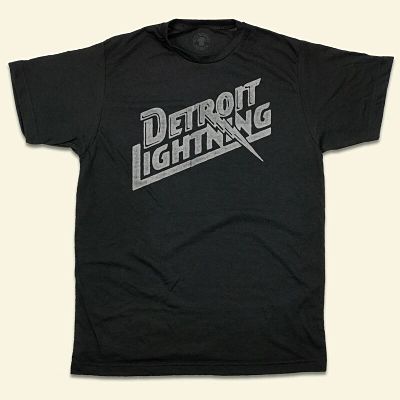 Detroit Lightning MISL Soccer Logo T-Shirt