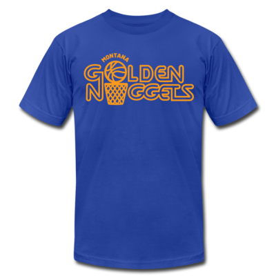 Montana Golden Nuggets Basketball Logo T-Shirt