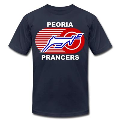 Peoria Prancers IHL Hockey Logo T-Shirt