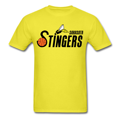 Sarasota Stingers CBA Basketball Logo T-Shirt