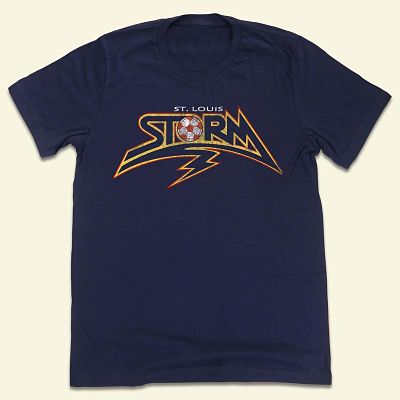 St. Louis Storm MISL Soccer Logo T-Shirt