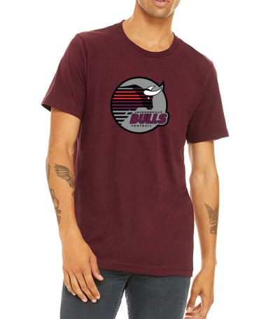 Jacksonville Bulls USFL Football Logo T-Shirt