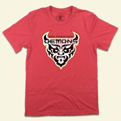 San Francisco Demons XFL Football Logo T-Shirt