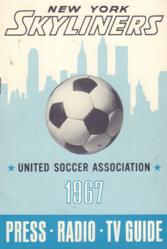 1967 New York Skyliners Media Guide from the United Soccer Association