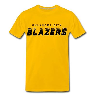 Oklahoma City Blazers Hockey Logo T-Shirt
