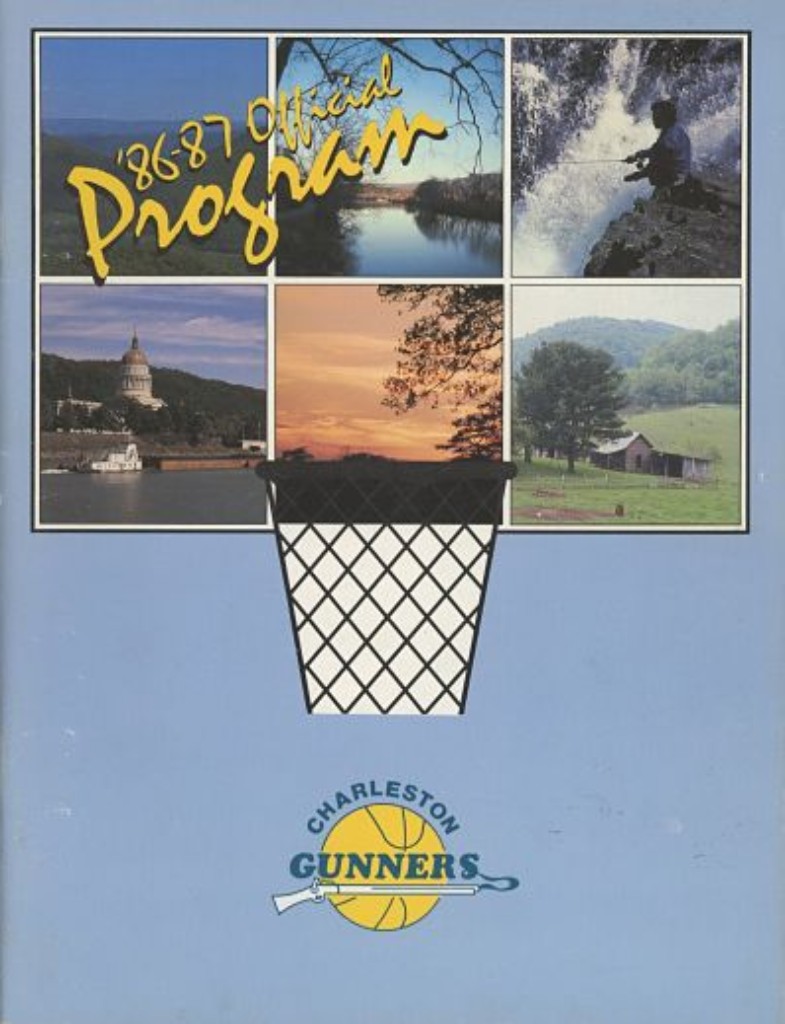 1986-87 Charleston Gunners Program