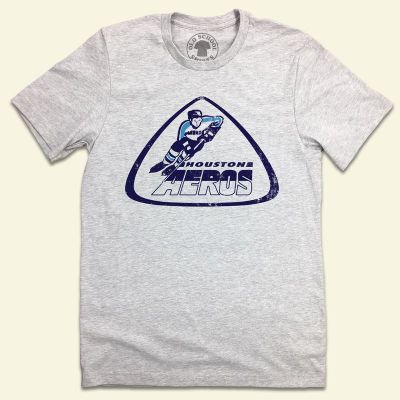 Houston Aeros WHA Hockey Logo T-Shirt