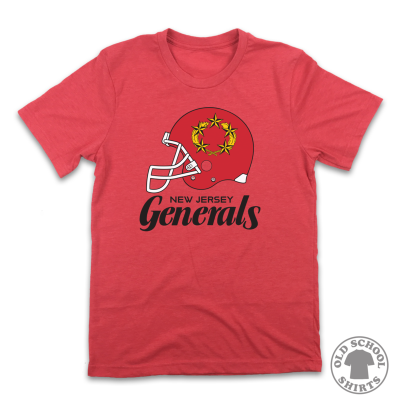 New Jersey Generals USFL Football Logo T-Shirt