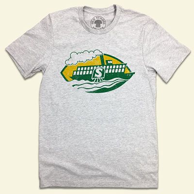 Shreveport Steamer WFL Football Logo T Shirt