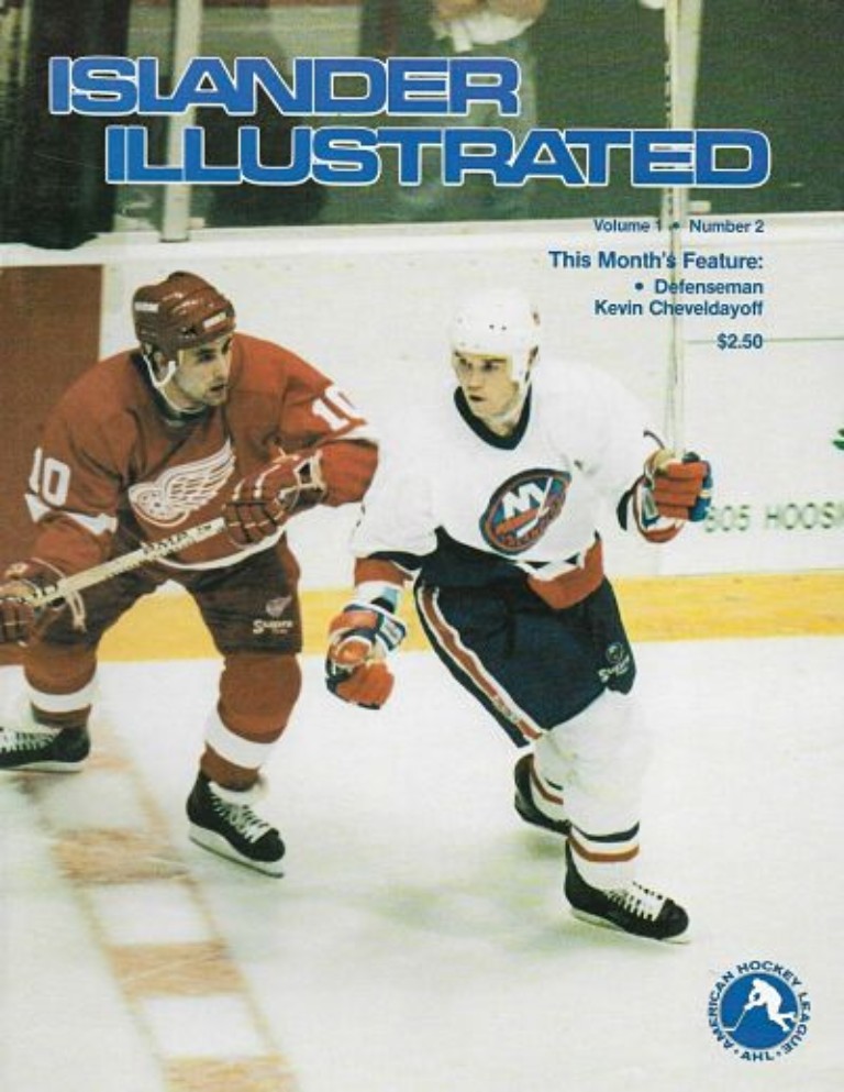 1990 Capital District Islanders program from the American Hockey League