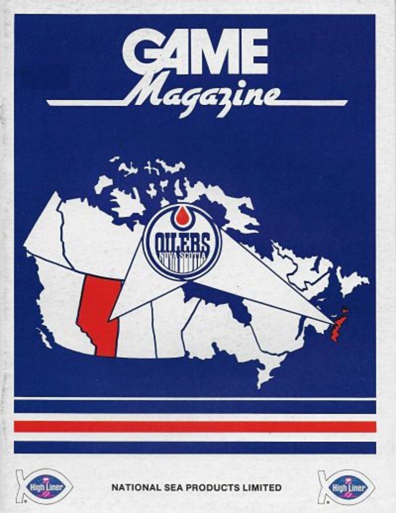 1984 Nova Scotia Oilers Program