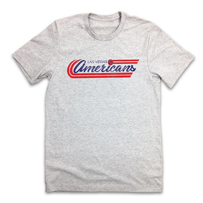 Las Vegas Americans Major Indoor Soccer League Logo T-Shirt