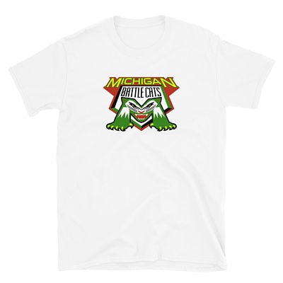 Michigan Battle Cats Baseball Logo T-Shirt