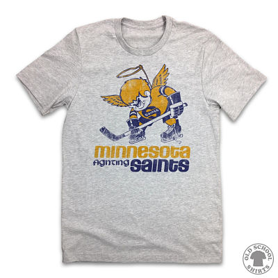 Minnesota Fighting Saints WHA Hockey Logo T-Shirt