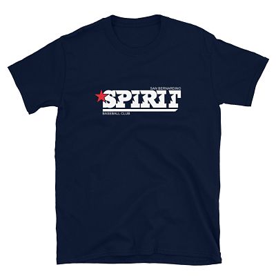 San Bernardino Spirit Baseball Logo T-Shirt