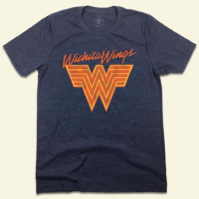 Wichita Wings 1979 Logo MISL Soccer Tee Shirt 
