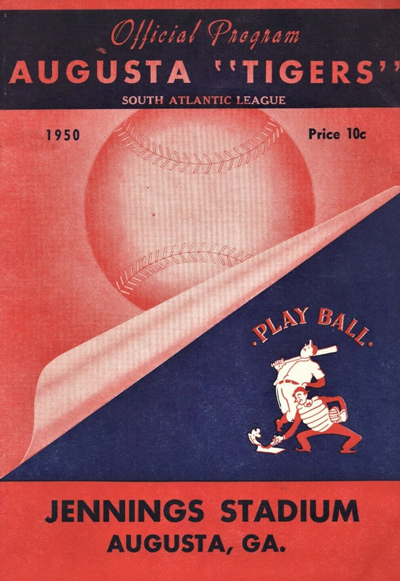 Augusta Tigers South Atlantic League Baseball