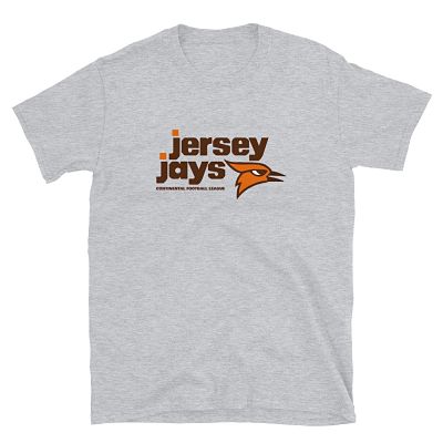 Jersey Jays Continental Football League Logo T-Shirt