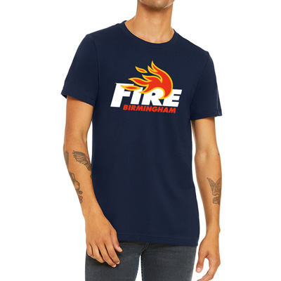 Birmingham Fire WLAF Football Logo T-Shirt