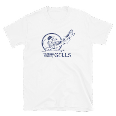 Ventura County Gulls Minor League Baseball Logo T-Shirt