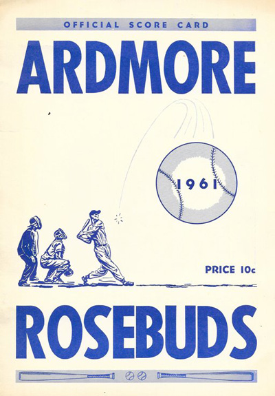 1961 Ardmore Rosebuds Program