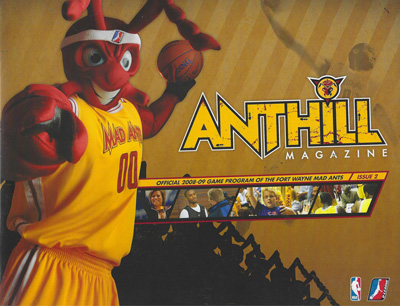 2008-09 Fort Wayne Mad Ants Program from the NBA Development League