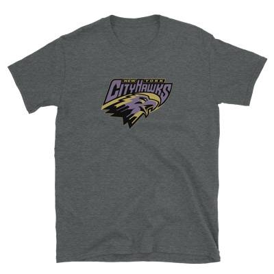 New York Cityhawks Arena Football Logo T-Shirt