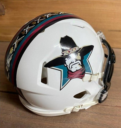 Shreveport Pirates Mini Helmet – Royal Retros