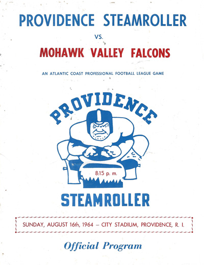 Providence Steamroller Football Team Atlantic Coast Football League