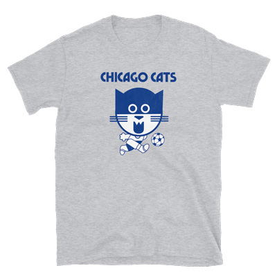 Chicago Cats ASL Soccer Logo T-Shirt