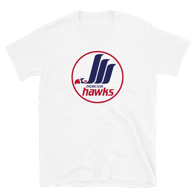 Moncton Hawks American Hockey League Logo T-Shirt