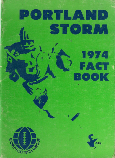 1974 Portland Storm Media Guide