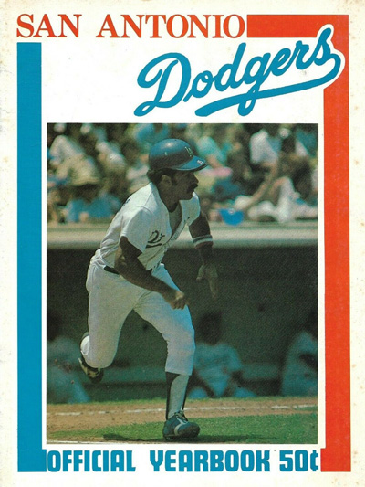1977 San Antonio Dodgers Baesball Yearbook from the Texas League