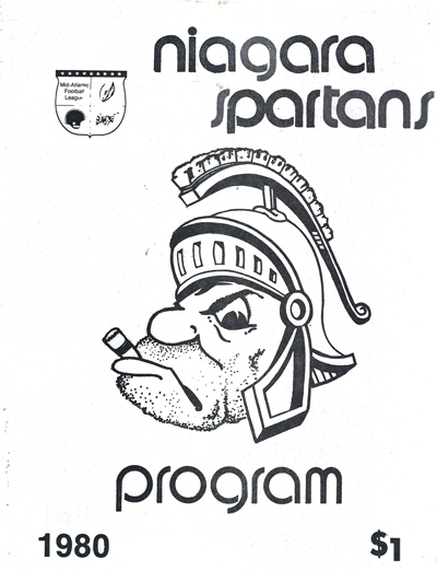 1980 Niagara Spartans Semi-Pro Football Program