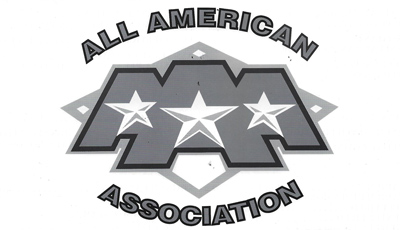 All-American Association independent baseball league logo from 2001