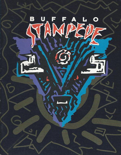 1994 Buffalo Stampede Yearbook from Roller Hockey International